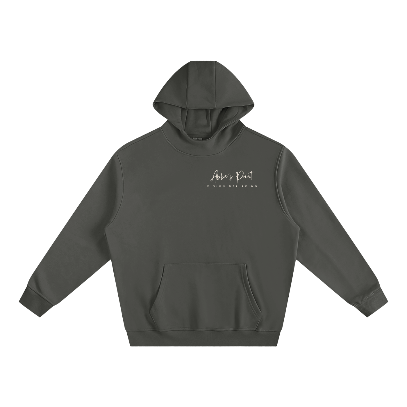 Abba's Print With God all things are possible Fleeced Matthew 19:26 High Neck Hoodie