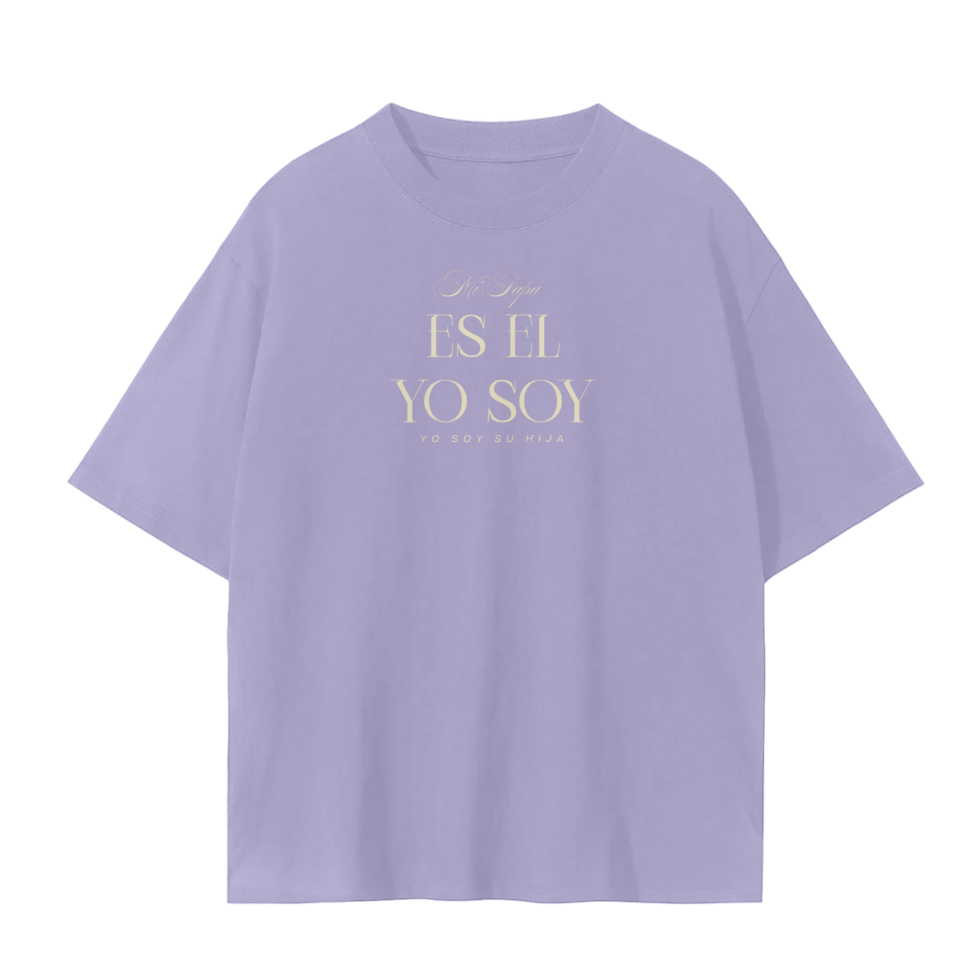 Mi Papa Es El Yo Soy. Yo Soy su Hija Unisex Seamless T-Shirt -