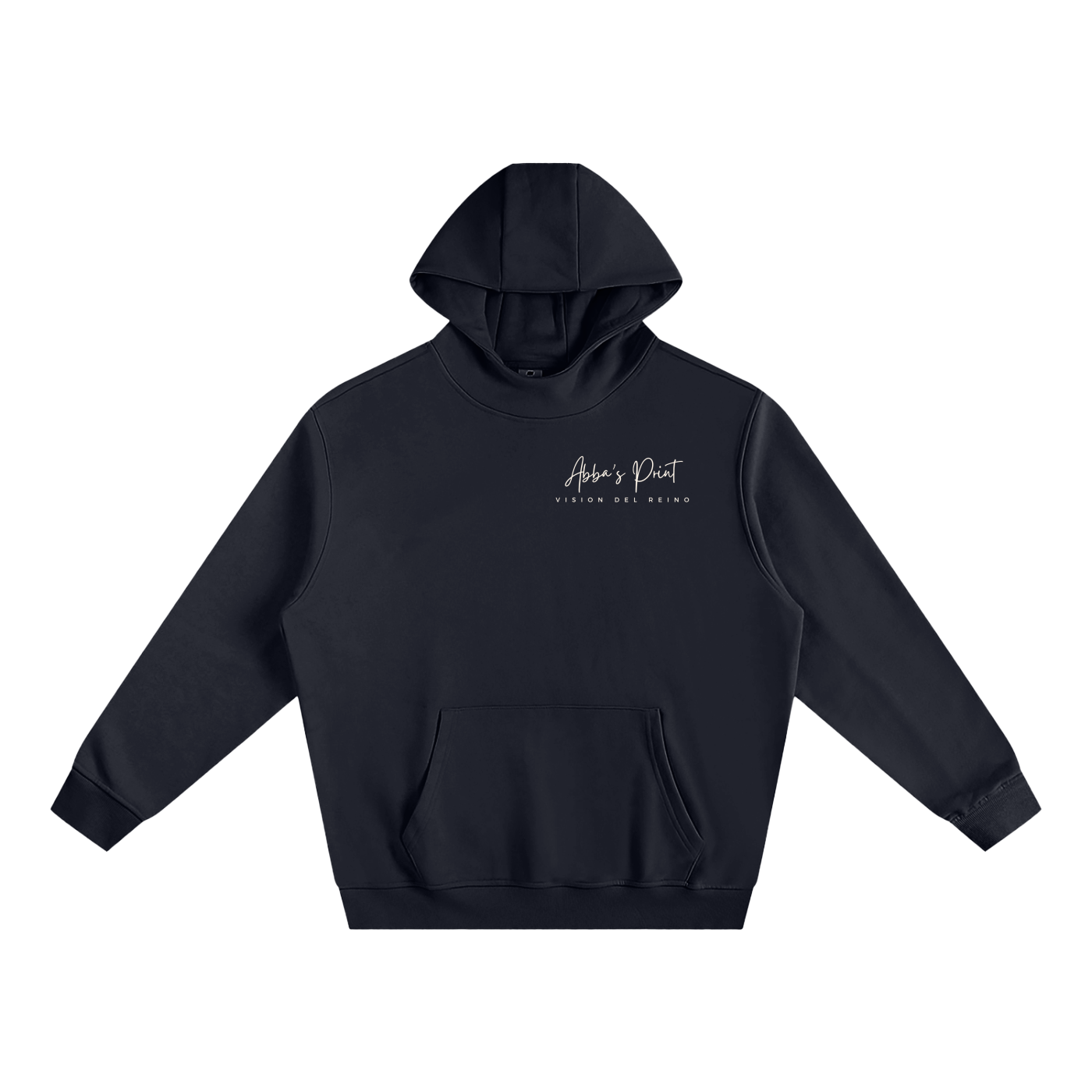 Abba's Print With God all things are possible Fleeced Matthew 19:26 High Neck Hoodie