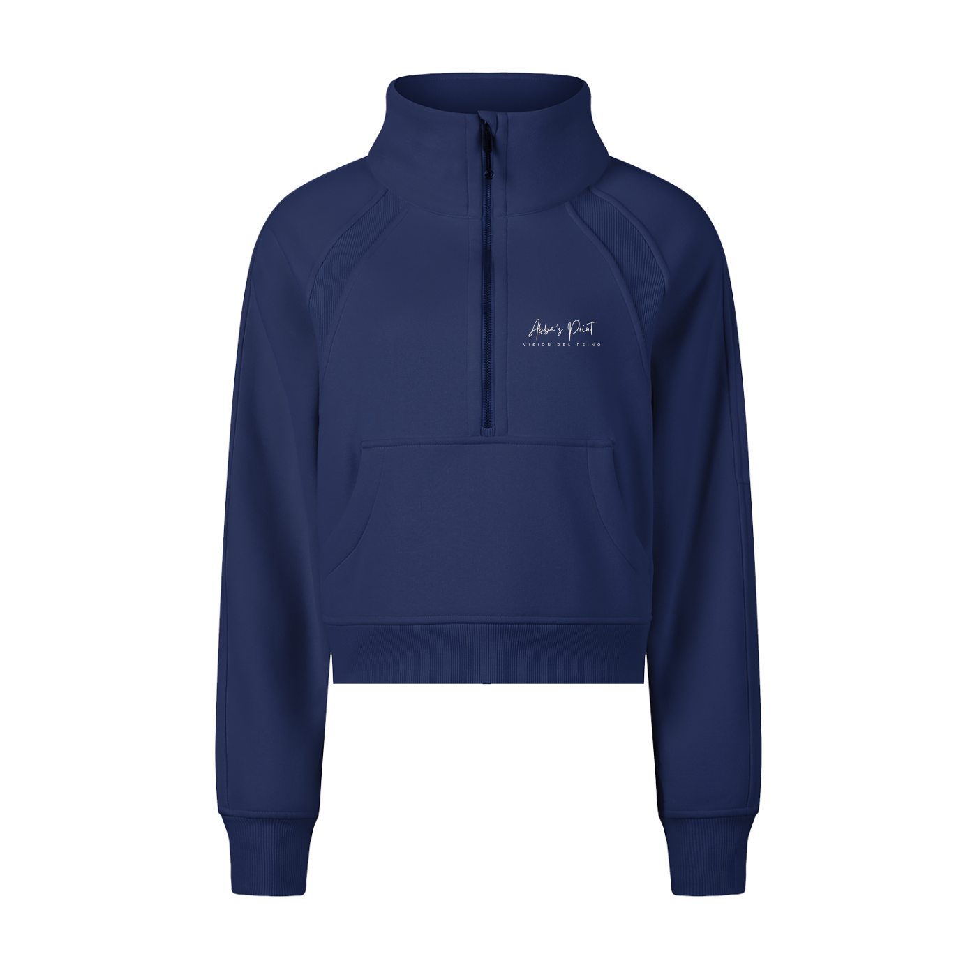 Abba’s Print Para Abba Todo Es Posible Cropped Half-Zip Sweatshirt