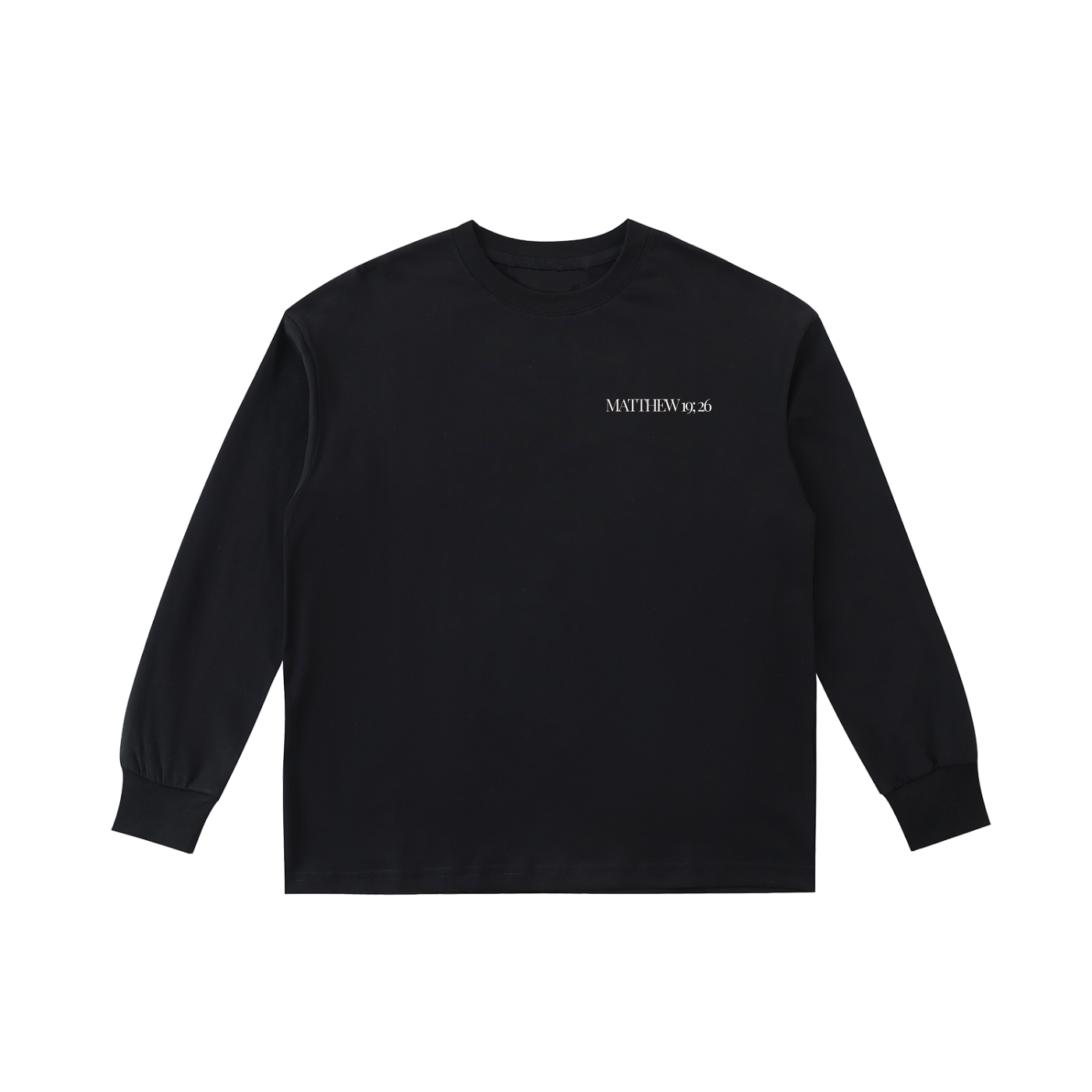 Children's Wear -With God All things Are Possible  Cotton Long-Sleeve Tee