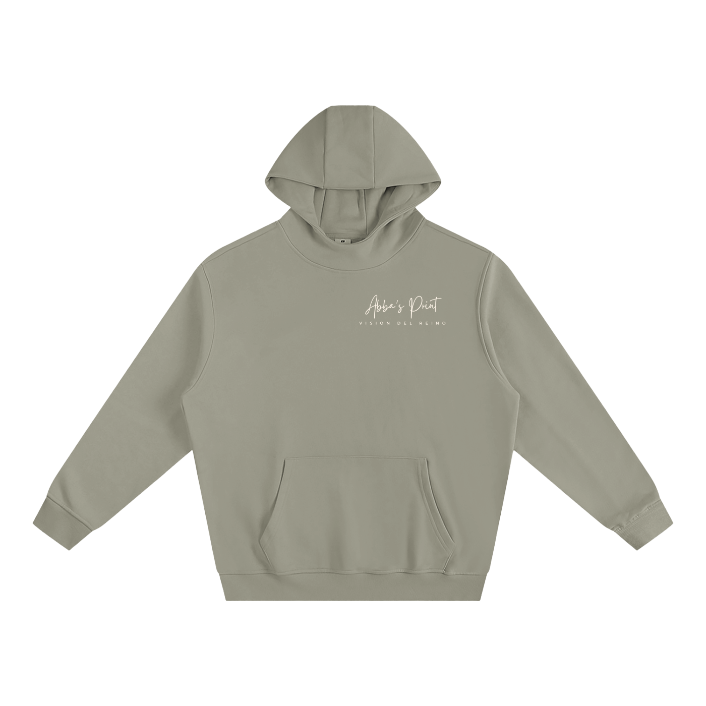 Abba's Print With God all things are possible Fleeced Matthew 19:26 High Neck Hoodie